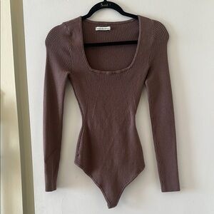 Abercrombie ribbed knit bodysuit